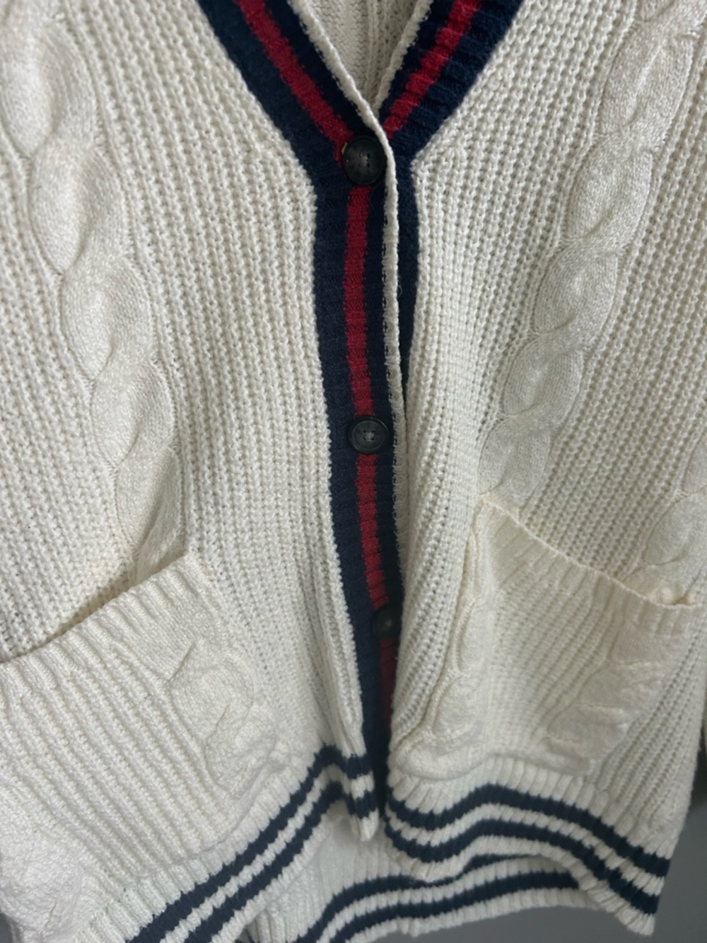🆕🍓AE Oversized Cable Knit Cardigan - Picture 12 of 13